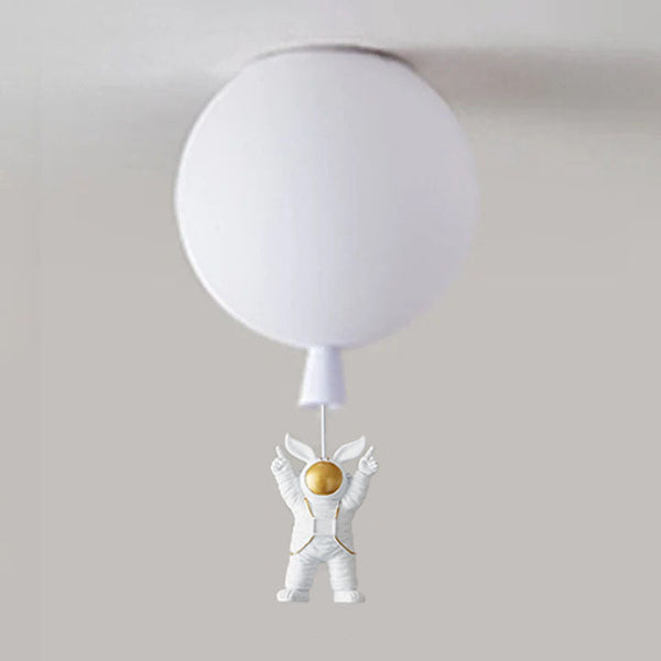 Mond - LED-Deckenleuchte Mond & Astronaut aus Acryl