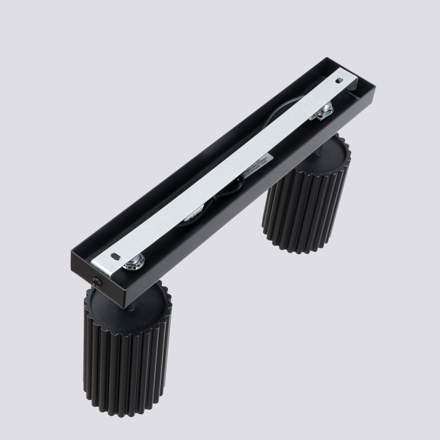 KARBON - 2 schwarze Deckenleuchte