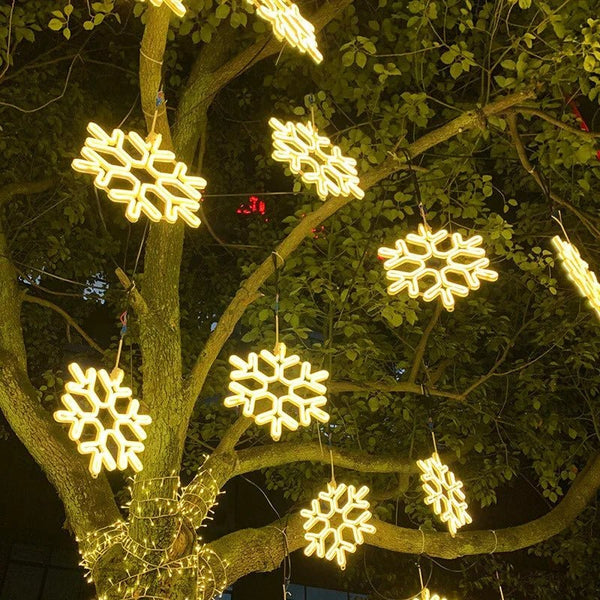 Natura - LED-Schneeflockenlicht für den Außenbereich