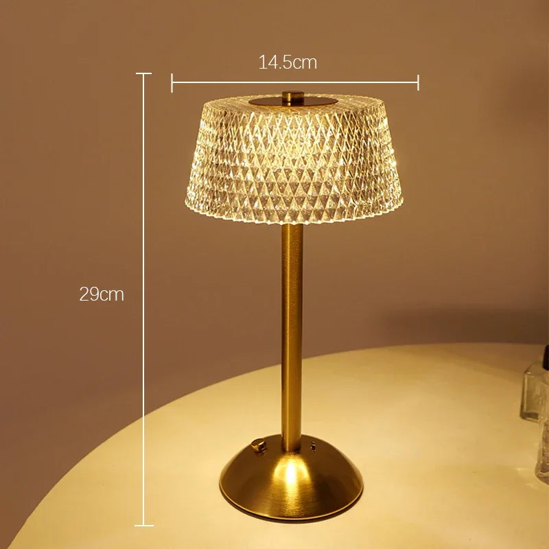 Desko - LED-Nachtlicht aus Glas, berührungsgesteuert