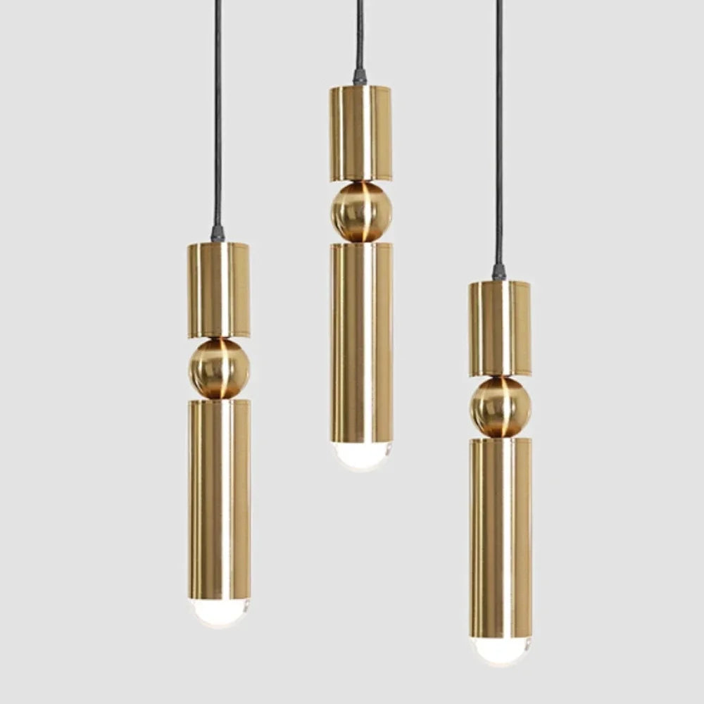 Aurela - Goldene LED-Pendelleuchte AUREA
