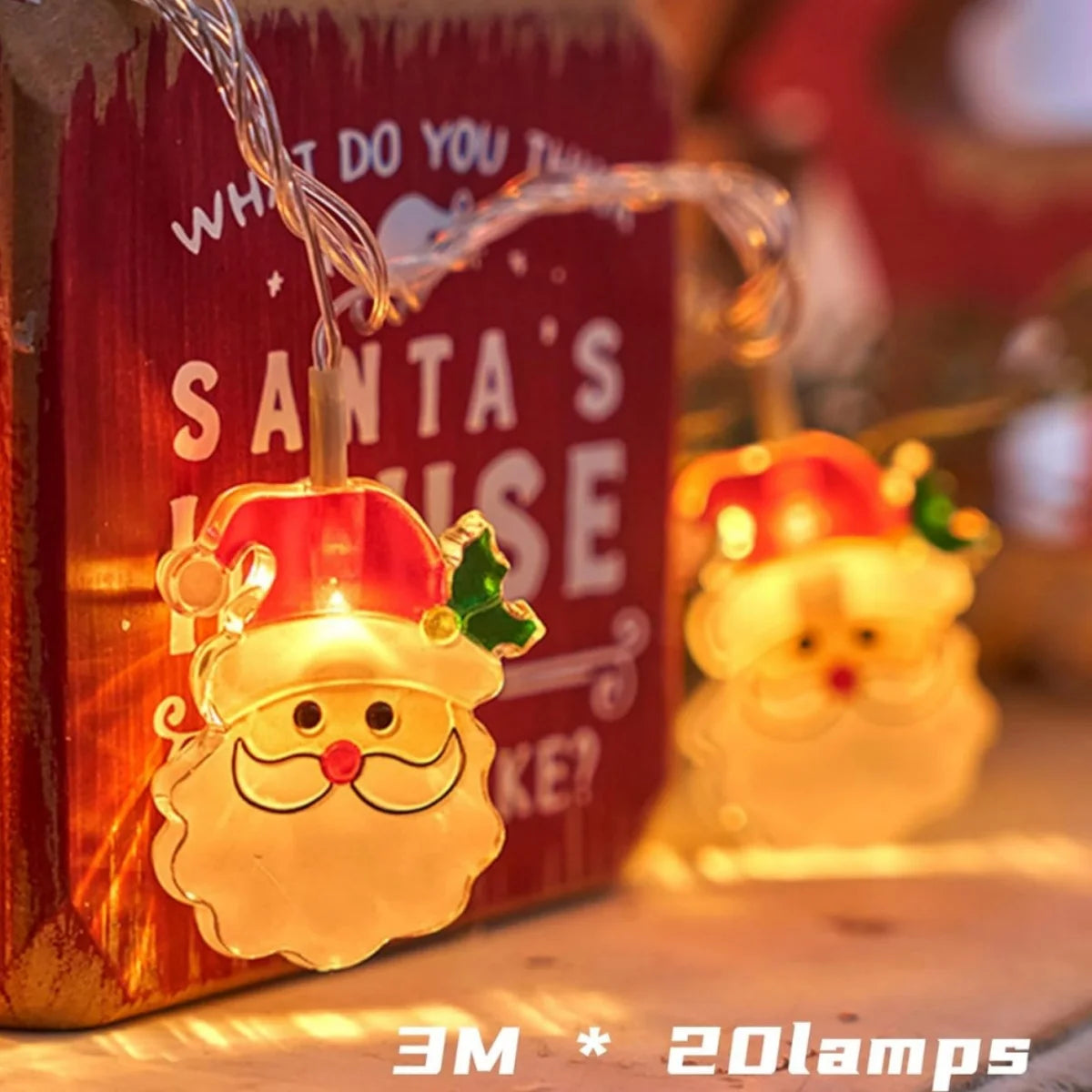 Weihnachtslichterkette - warmweißen LEDs