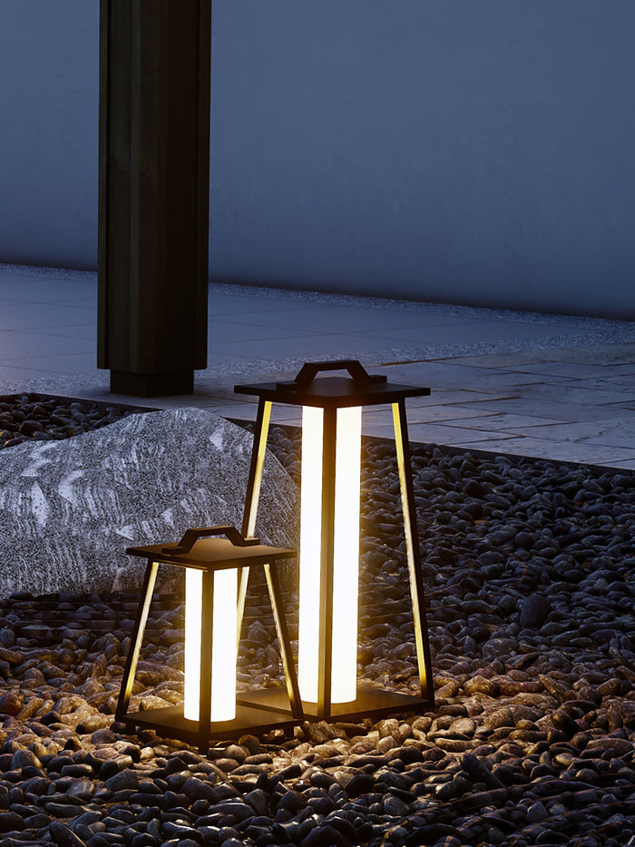 Brix - Tragbare LED Außenlampe Edelstahl