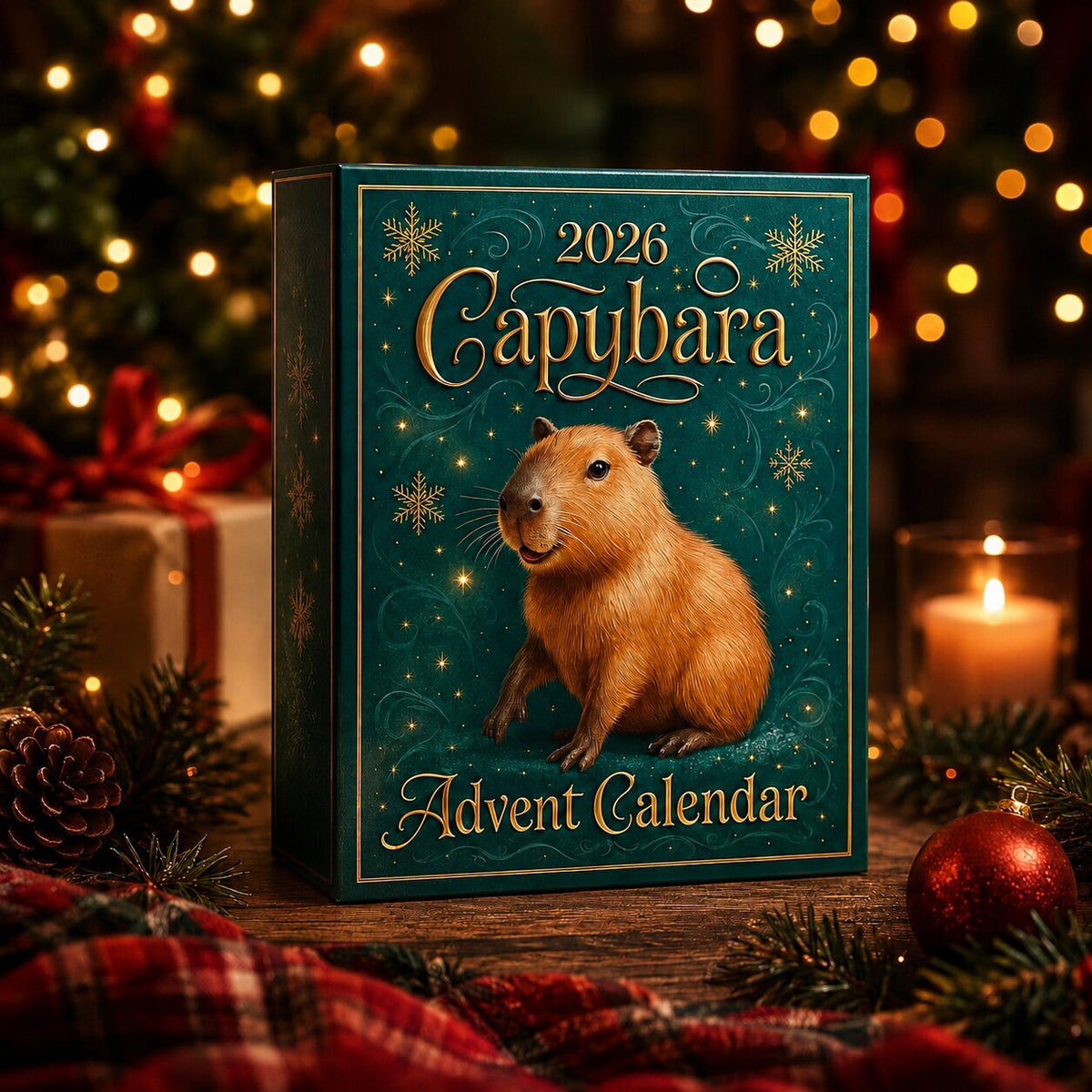 Capyember - Adventskalender mit Capybara-Motiven
