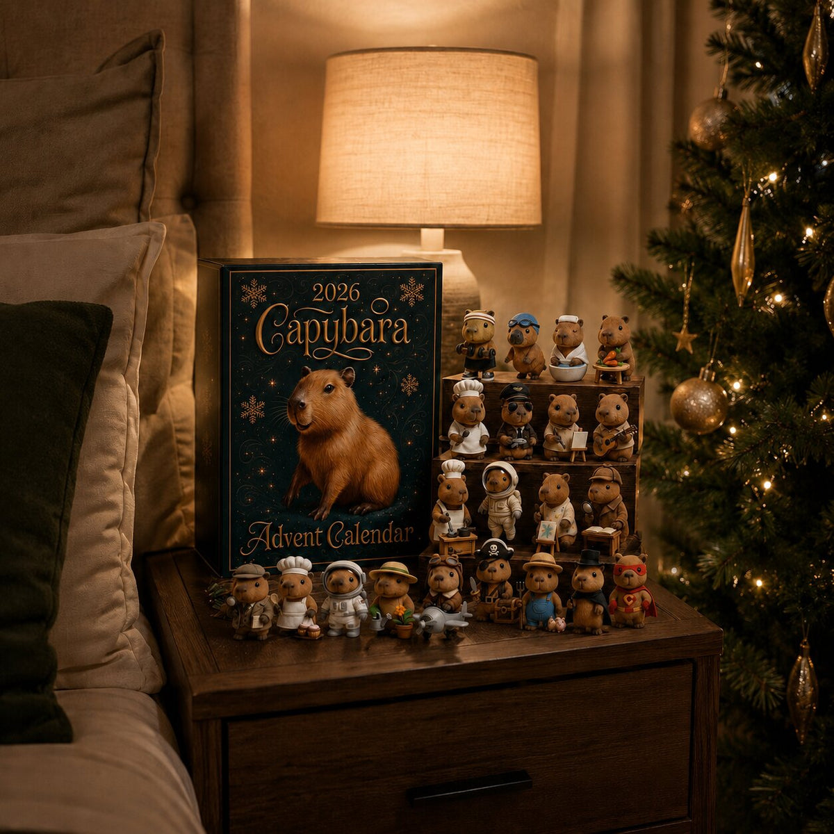 Capyember - Adventskalender mit Capybara-Motiven