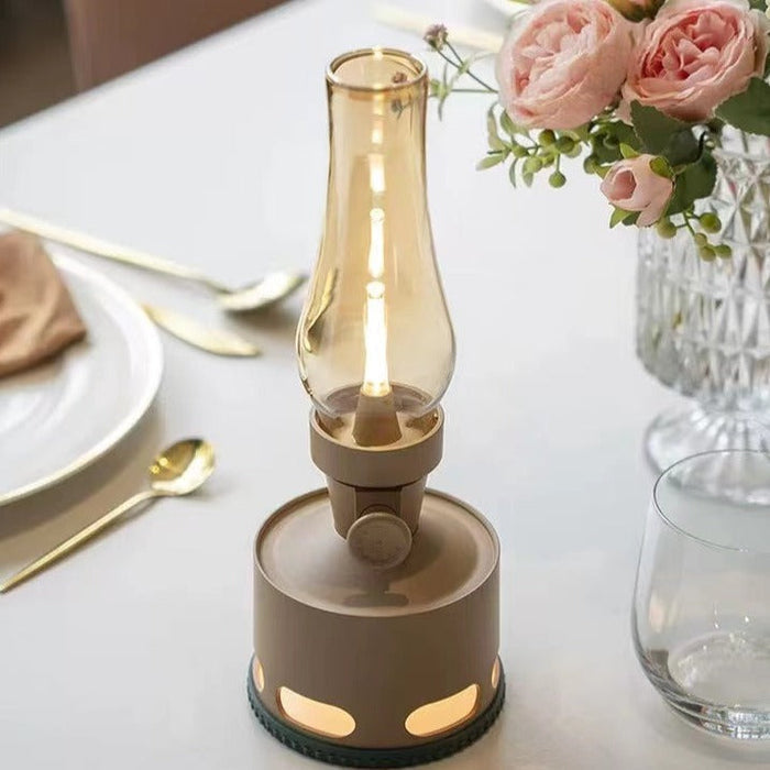 Nestor - Vintage LED-Laterne aus Aluminium & Glas