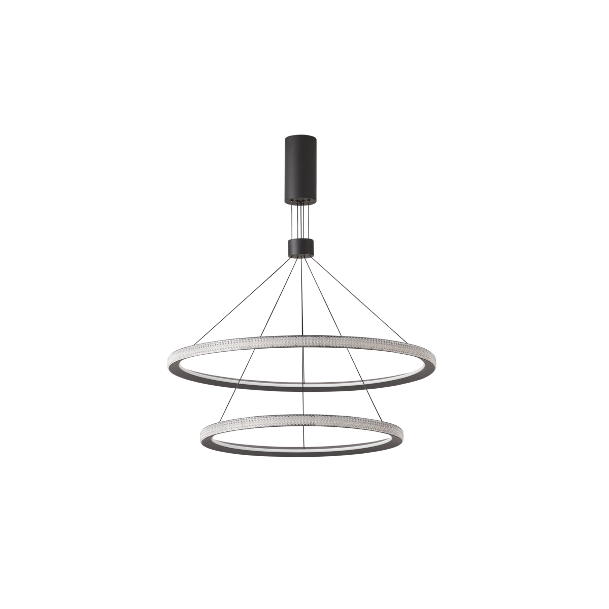 Gambit - Diego LED-Ring-Pendelleuchte 60+40 cm