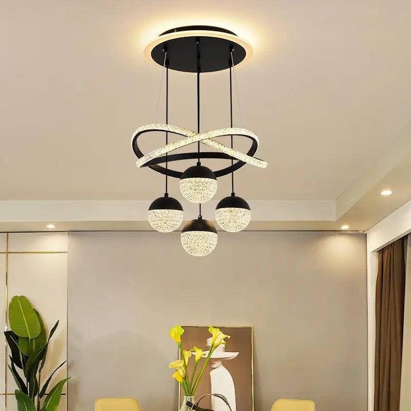 Aurela - LED-Pendelleuchte Ø 40 cm mit 3 Lichtfarben