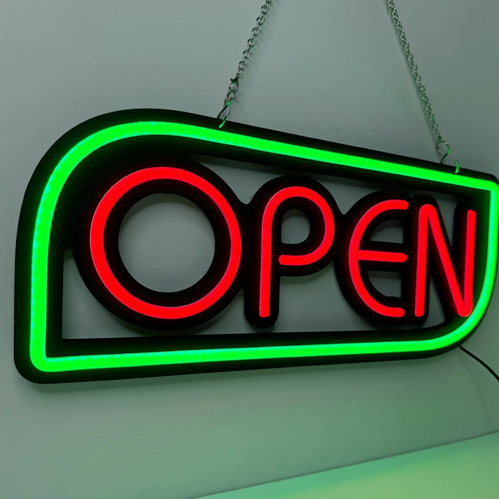 Neon-Schild - OPEN mit ultraheller LED