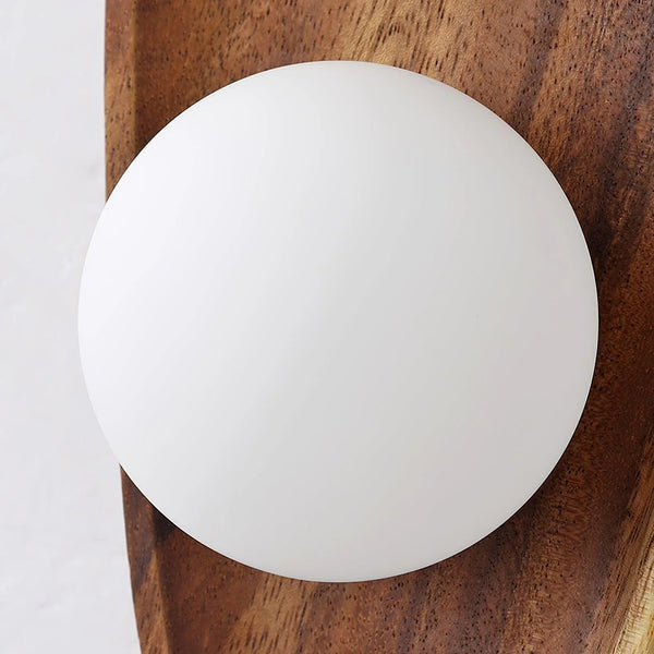Murano - Wandleuchte aus Naturholz mit LED-Beleuchtung