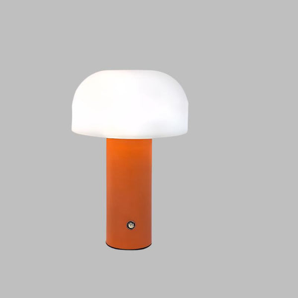 Focalia - Kabellose Pilz-Tischleuchte mit Touch-Dimmer