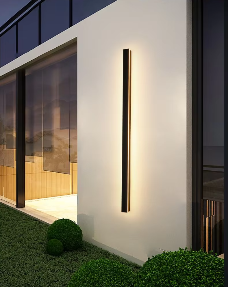 Lumera - LED-Wandleuchte, schwarzes Acryl