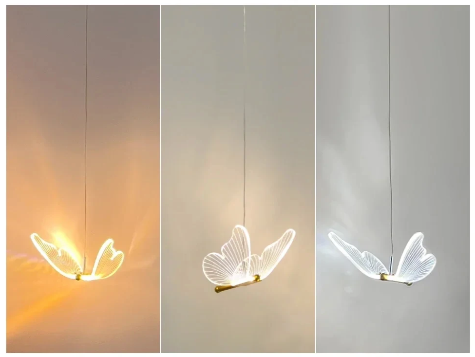 Schmetterlingsdesign - LED-Pendelleuchte,