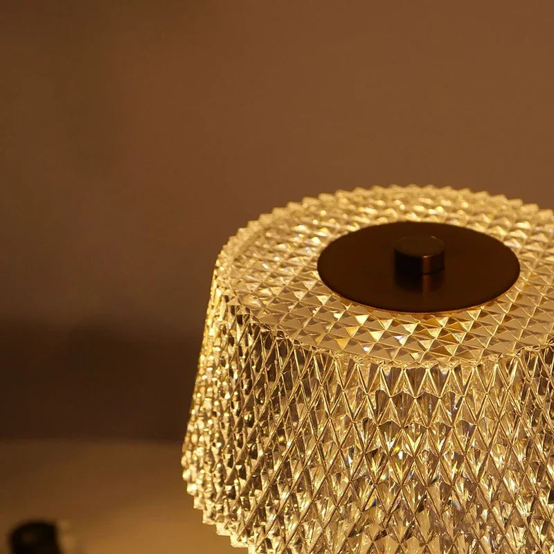 Desko - LED-Nachtlicht aus Glas, berührungsgesteuert