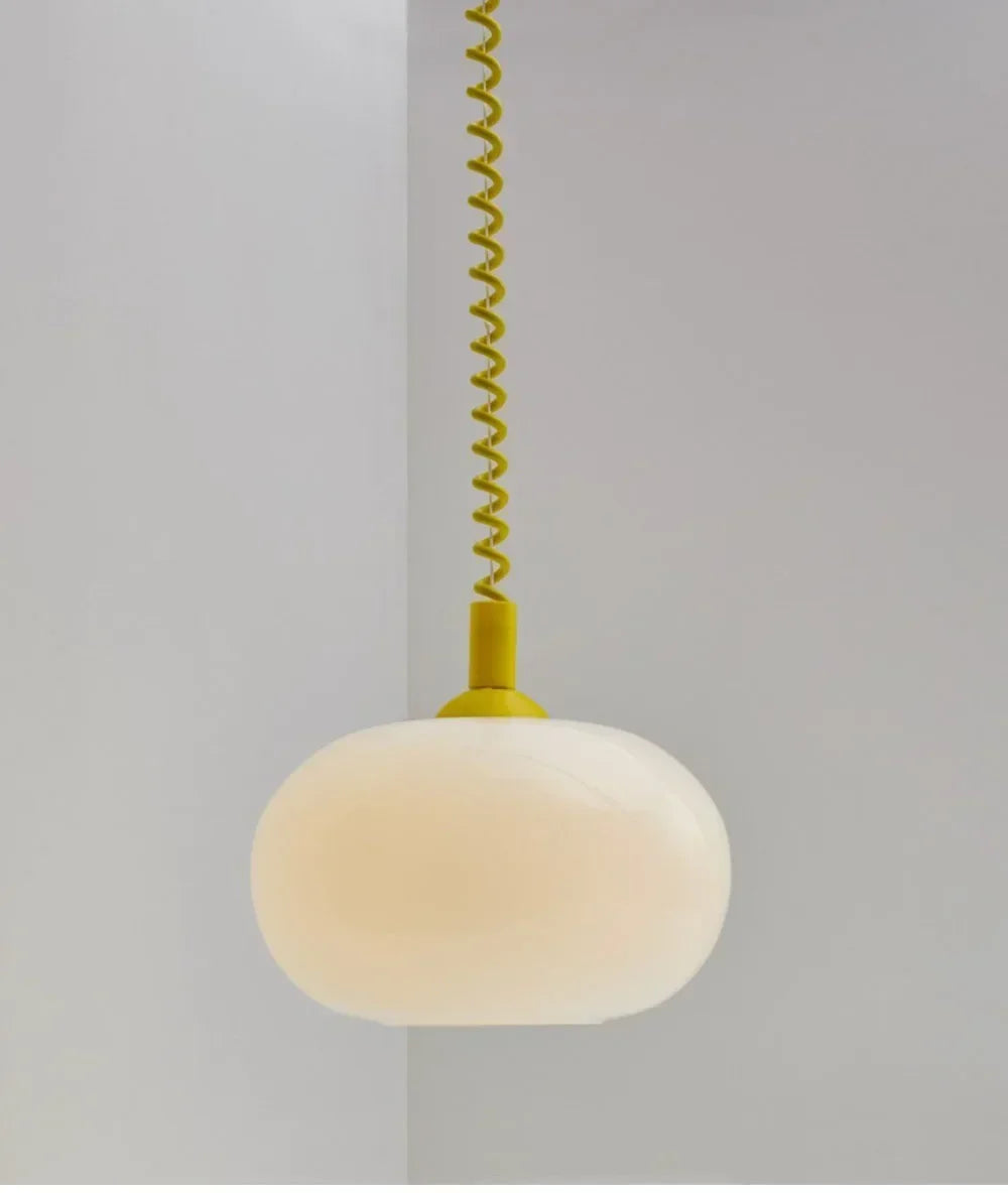 Minimalistische - Glaspendelleuchte mit LED