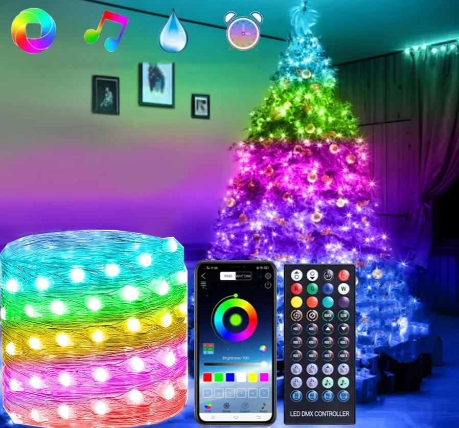 RGB - Smart LED-Lichterkette 10 m/20 m
