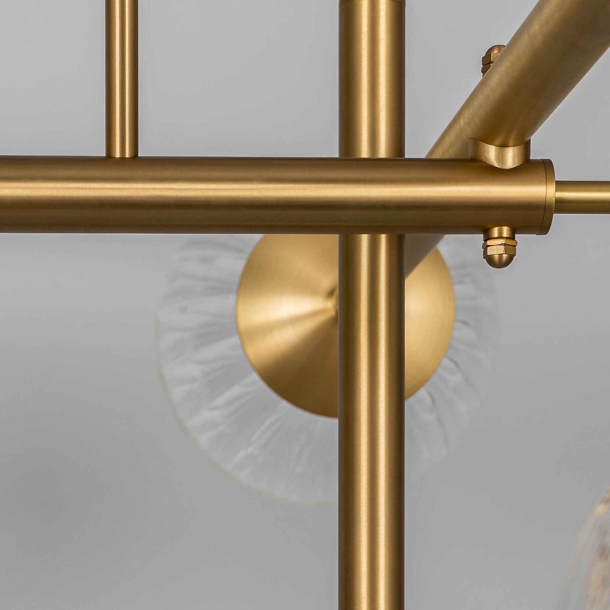 Metall/Glas - Designer-Pendelleuchte, Metall/Glas