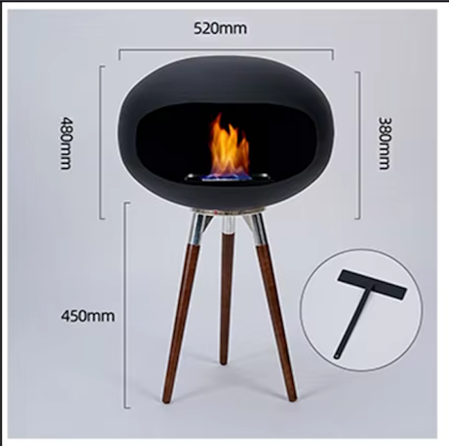 Bioethanol-Kamin - den Innenbereich, 75 × 38 × 52 cm