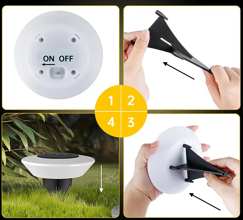 SOLAR360 - LED-Bodenstrahler, Warmweiß