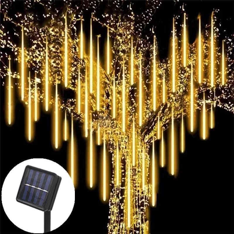 LUMIMETEOR - Solar-LED-Meteorduschenleuchte LUMIMETEOR IP65