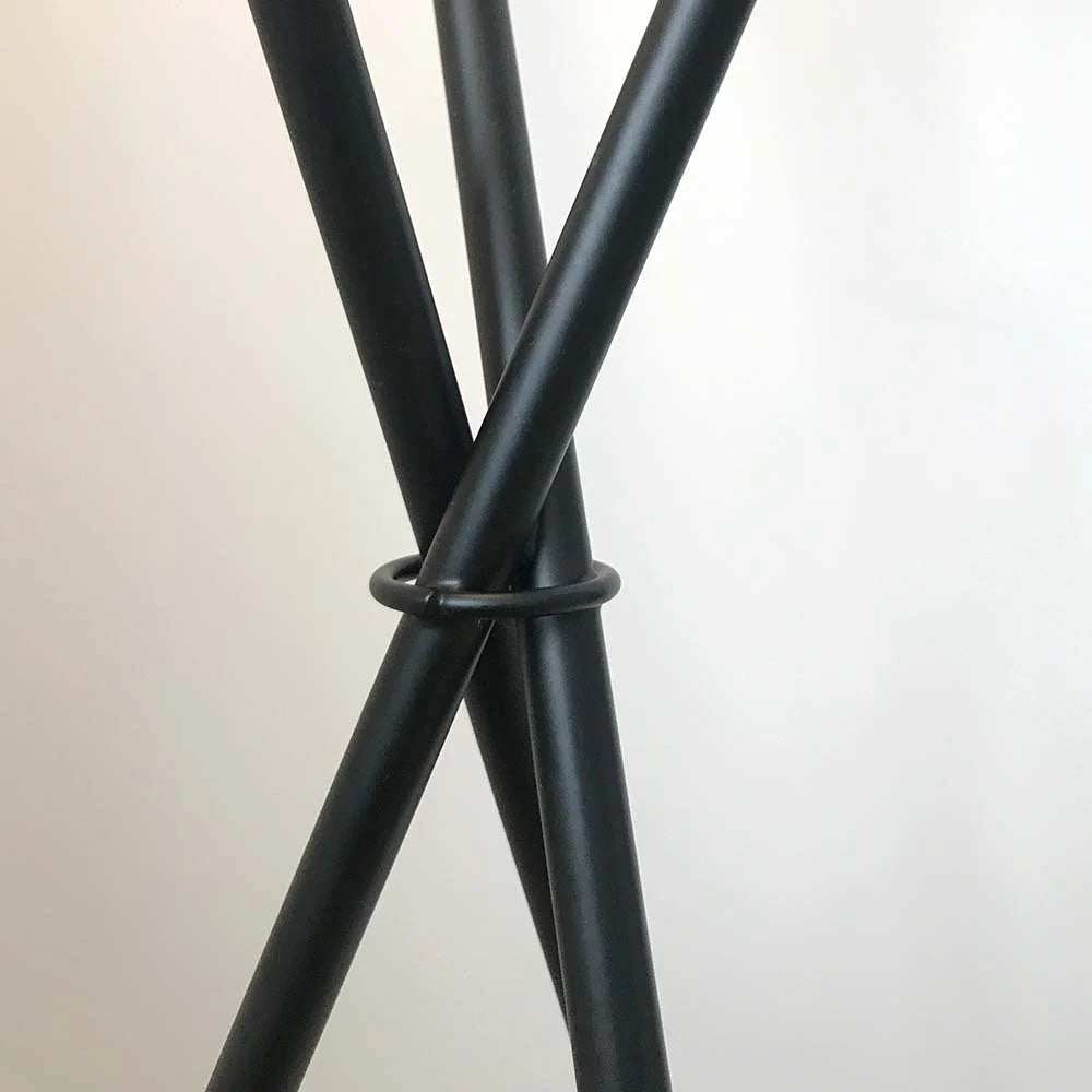 Skapetze - Stehleuchte mit 40 cm großem, rauchfarbenem