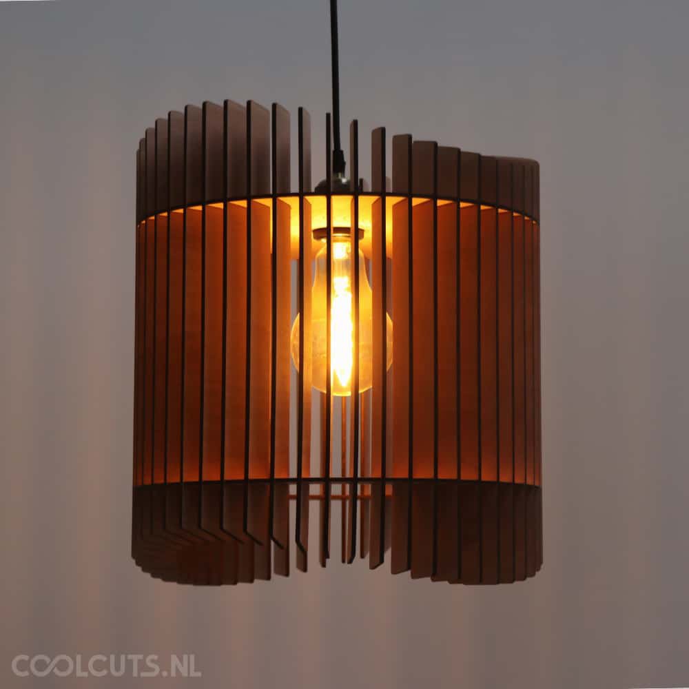 CoolCuts - Handgefertigte zylindrische Pendelleuchte aus