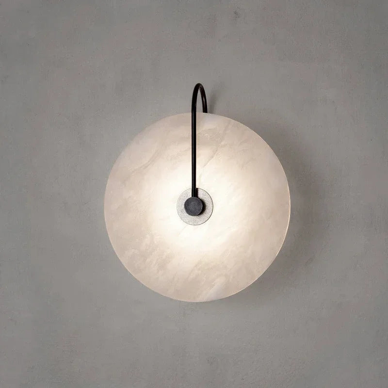 Flanca - LED-Wandleuchte im Monddesign