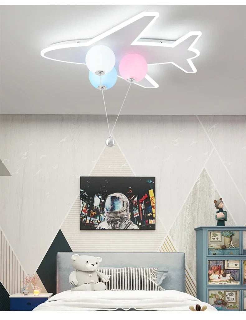 Astronaut - Kinderzimmer-Hängeleuchte Astronaut & Wolke