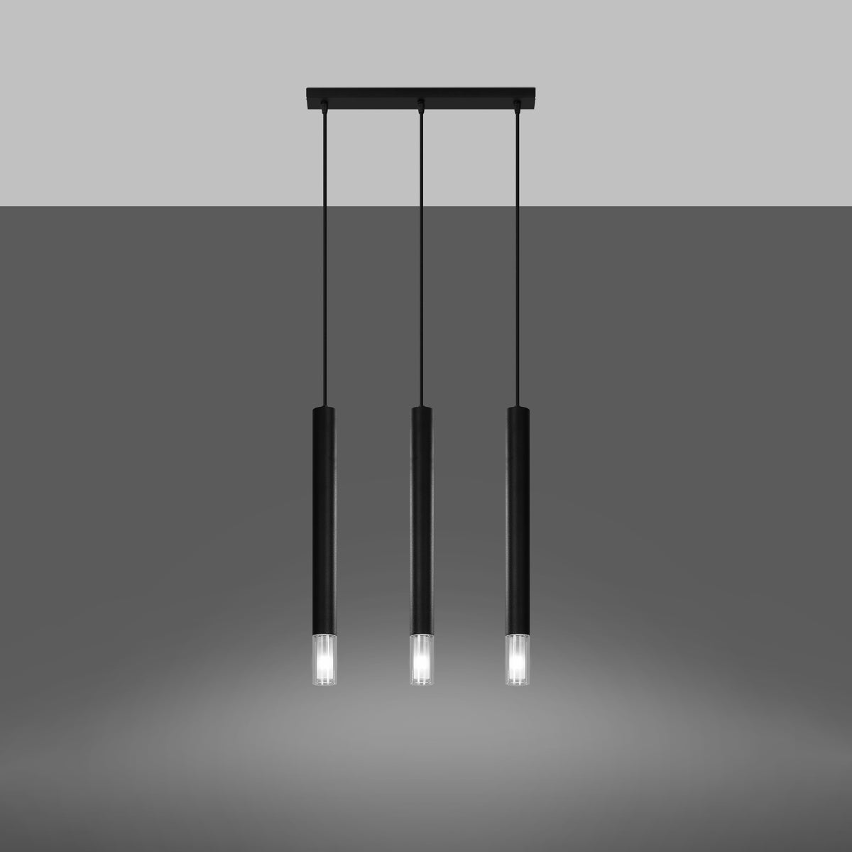 Nimbus - Pendelleuchte G9, 3-flammig, schwarz