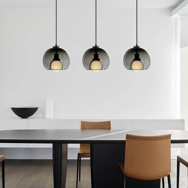 Aurela - Moderne, minimalistische Glaspendelleuchte