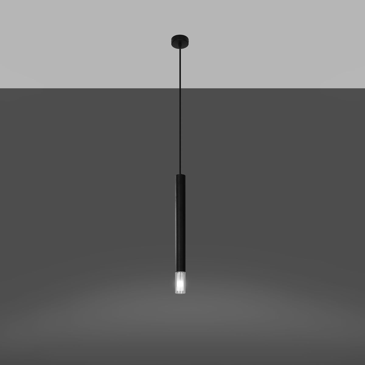 WEZYR - 1 Pendelleuchte, schwarz