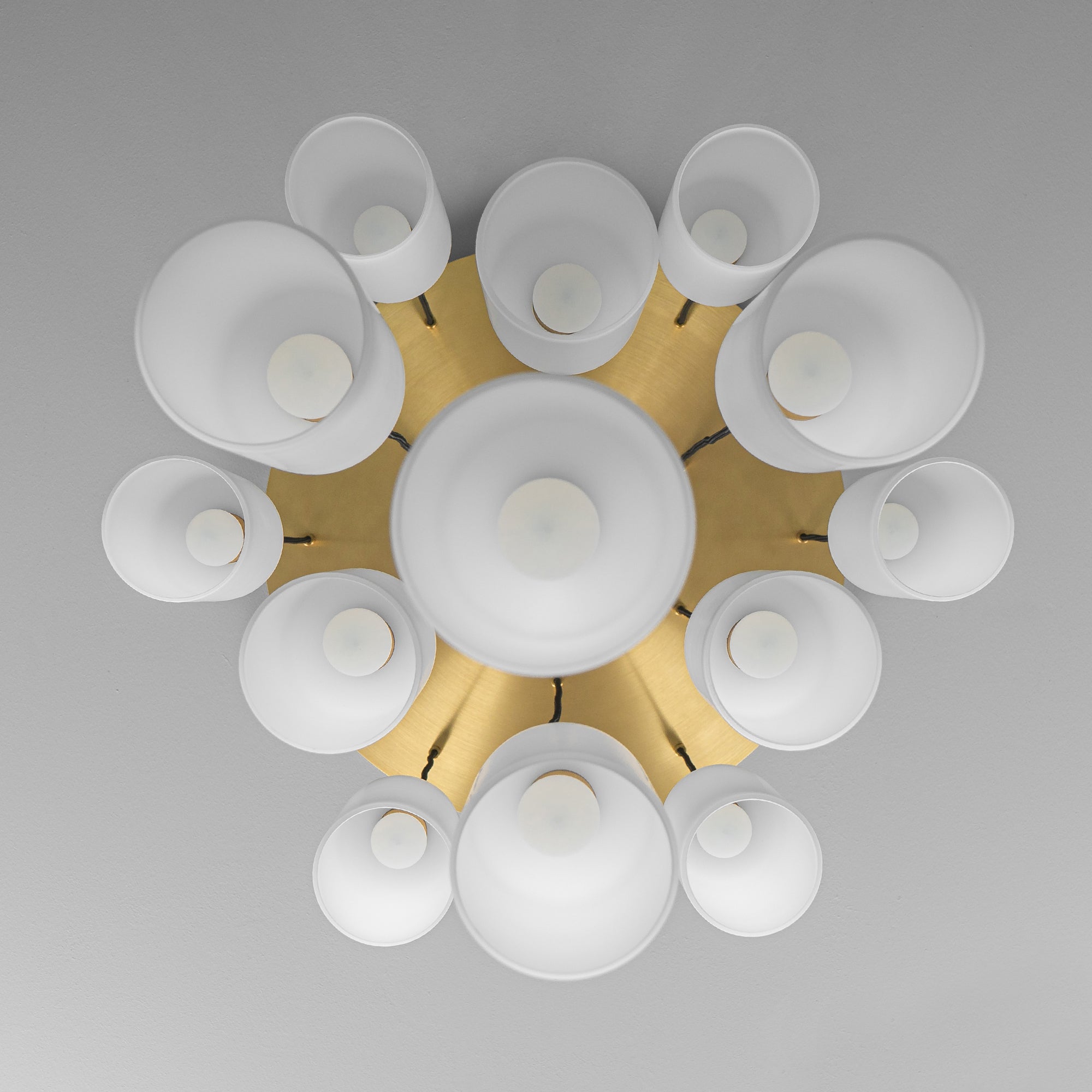 Metall/Glas - Cluster-Pendelleuchte, Metall/Glas