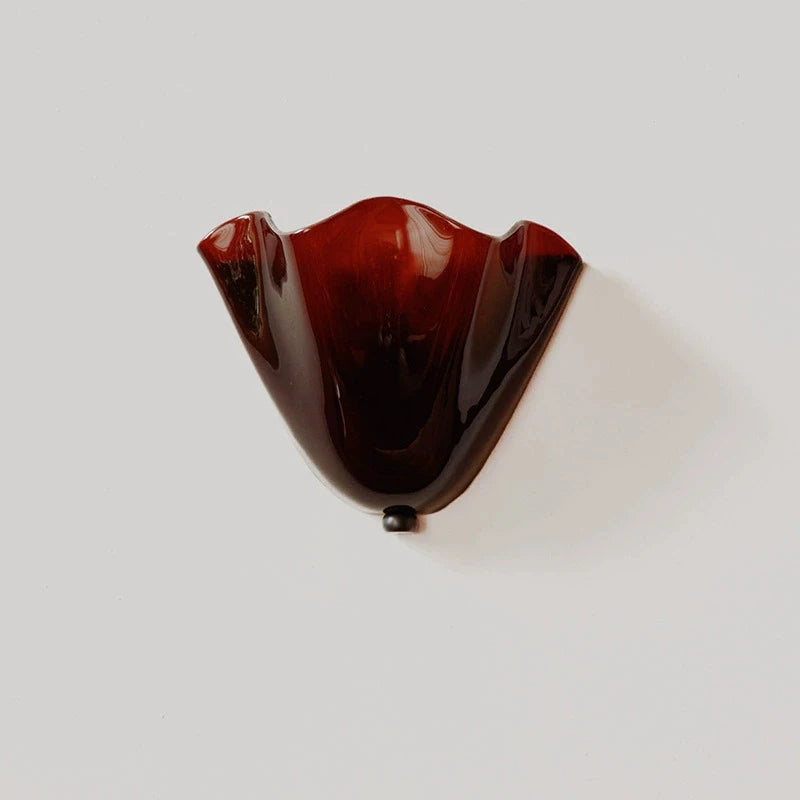 Murano - Wandleuchte aus farbigem Wabi-Sabi-Glas im