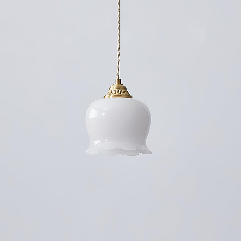 Vallei - Blume Pendelleuchte aus Messing und Kunstharz