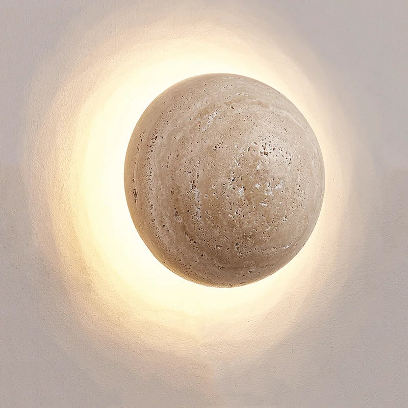 Mureto - Wabi-Sabi-Marmor-Wandleuchte