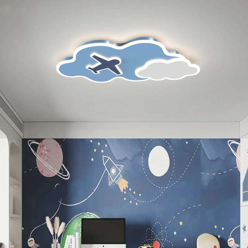 Astronaut - Kinderzimmer-Deckenleuchte Astronaut & Wolken