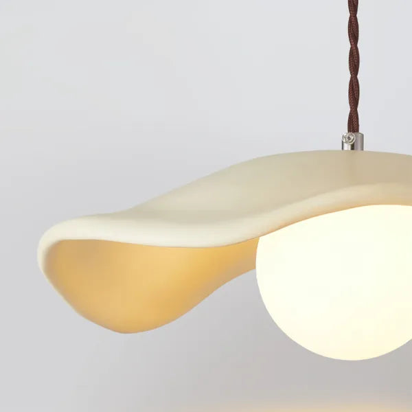 Wabi - Sabi Pendelleuchte für Esszimmer, Lotusblatt-Design,