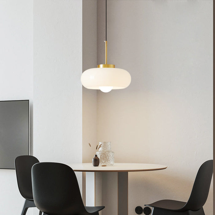Solara - Moderner Kronleuchter aus Kupfer und Glas
