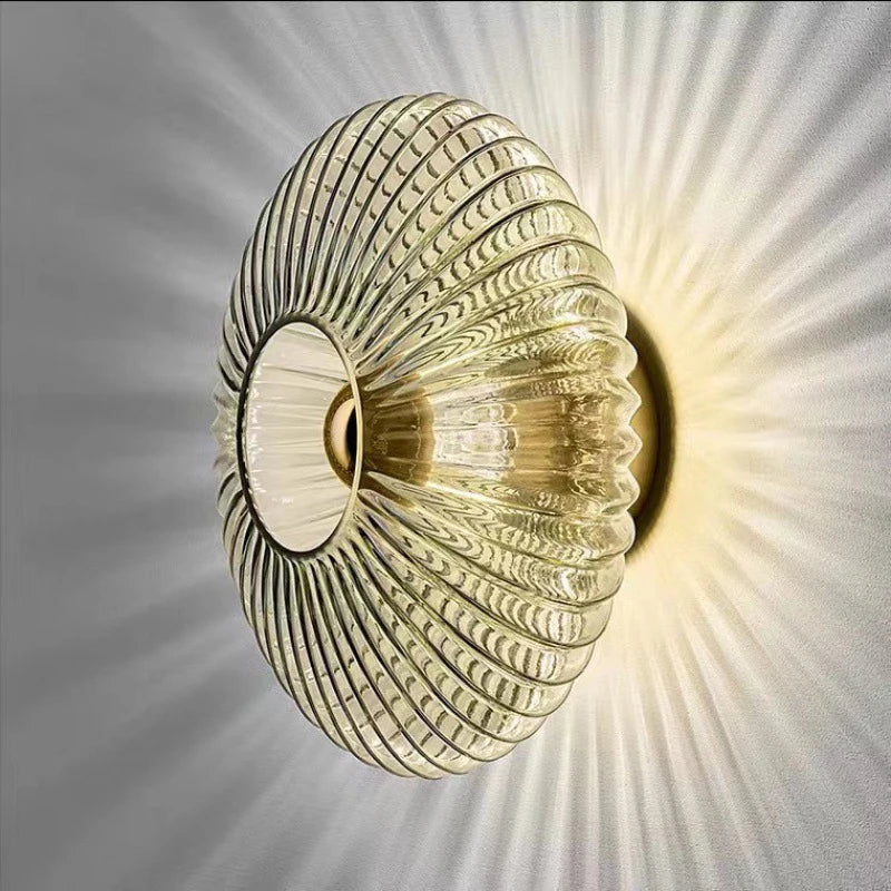 Noctua - Bauhaus Wandleuchte Klarglas