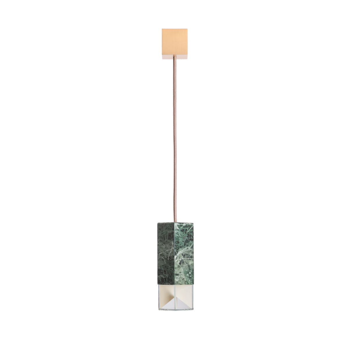 FORMAMINIMA - One Green Pendelleuchte in Alpi-Marmor