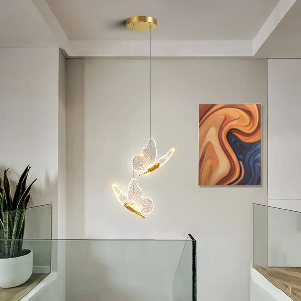 Schmetterlingsdesign - LED-Pendelleuchte,