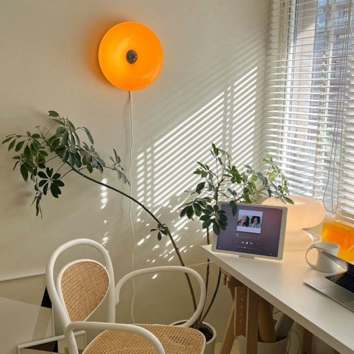 Luara - Bauhaus Donut Wand- und Tischleuchte aus Glas/Metall