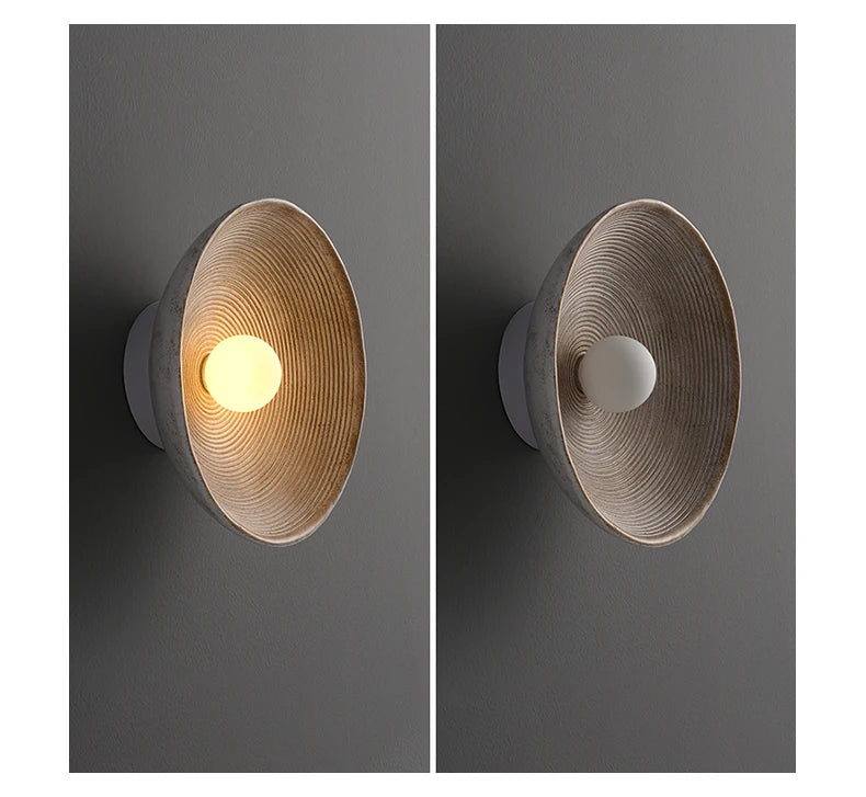 Murano - LED-Wandleuchte, spiralförmig, nach oben und unten