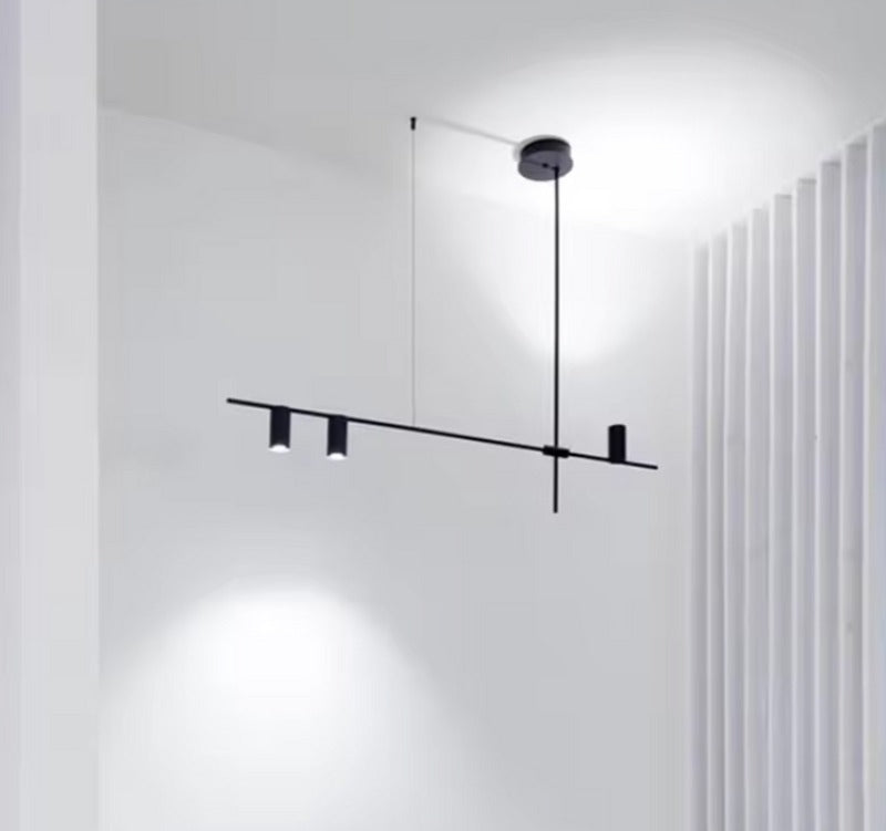Minimalistischer - Kronleuchter Noreen in Schwarz