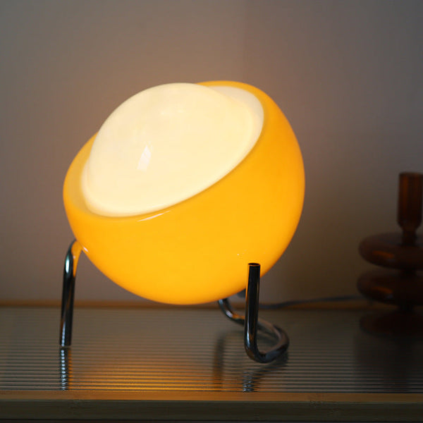 Bureia - Bauhaus-Tischleuchte aus Glas im Retro-Stil
