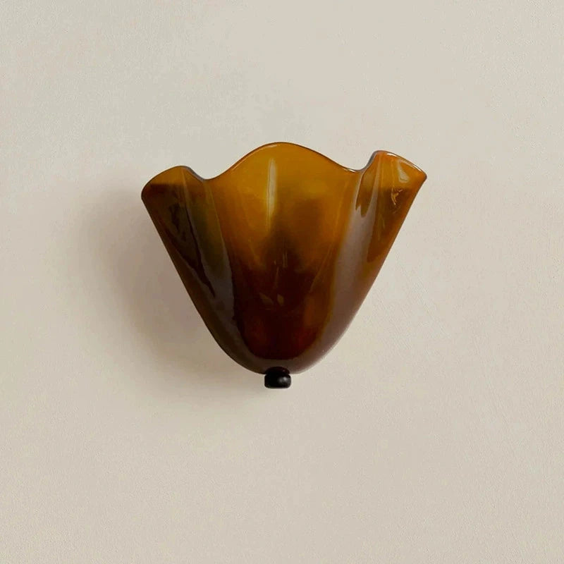 Murano - Wandleuchte aus farbigem Wabi-Sabi-Glas im