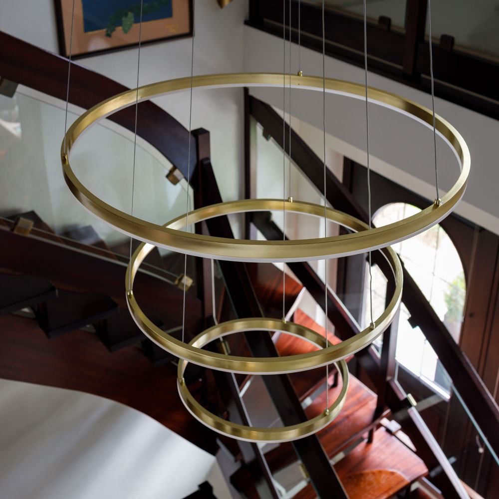 Skapetze - LED-Ring-Pendelleuchte 120 cm, dimmbar