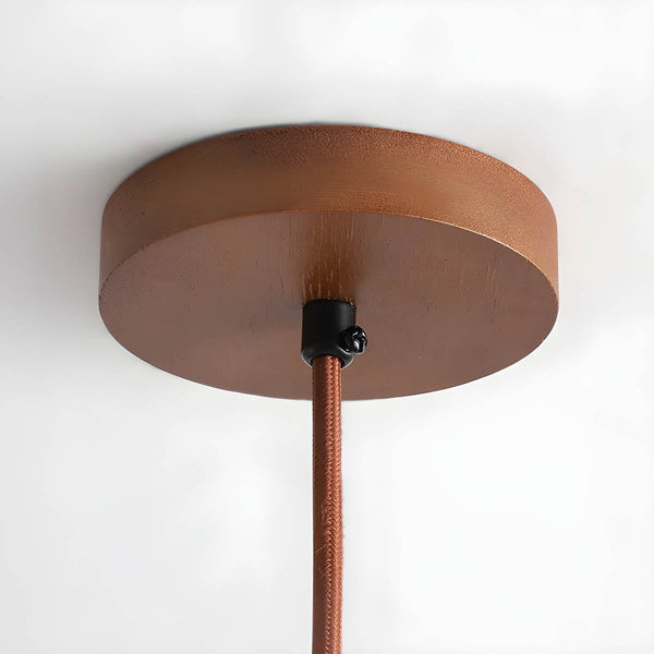 Celira - Moderne Pendelleuchte aus gelbem Travertin