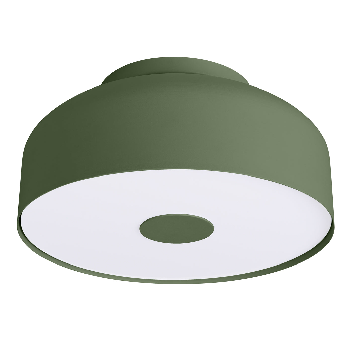 Aurela - Deckenlampe olivgrün rund 30 cm mit matter