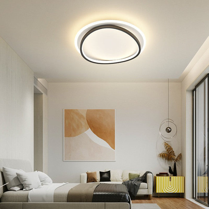 Stella - Moderne LED-Deckenleuchte, schwarz und gold